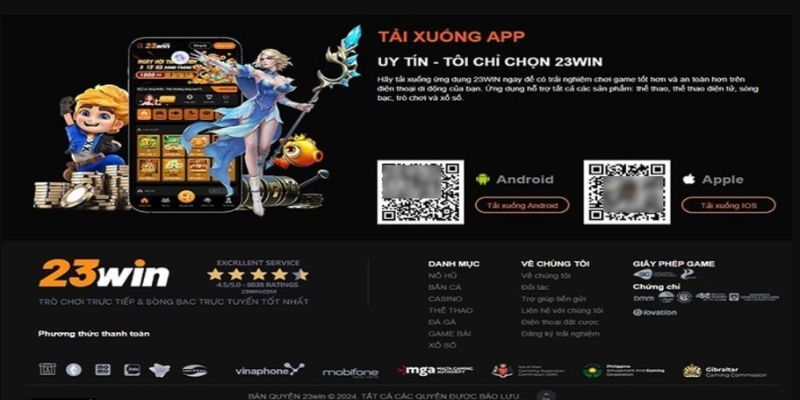 Lợi ích khi thực hiện tải app 23Win